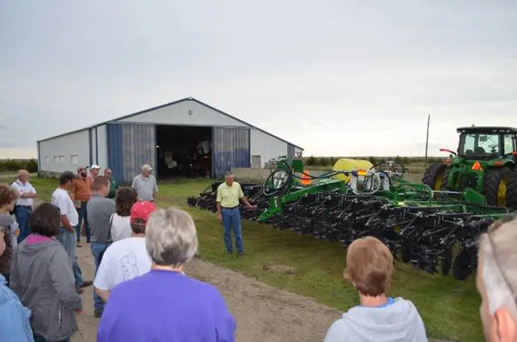 Field day at Tim Smith farm in North Central Iowa. Photo: Karen Wilke