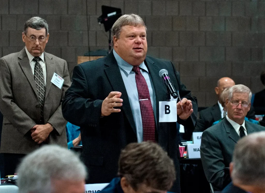 Dubuque County Farm Bureau president Jeff Pape