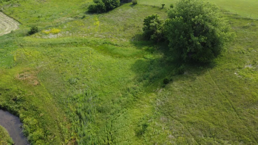 river aerial shot