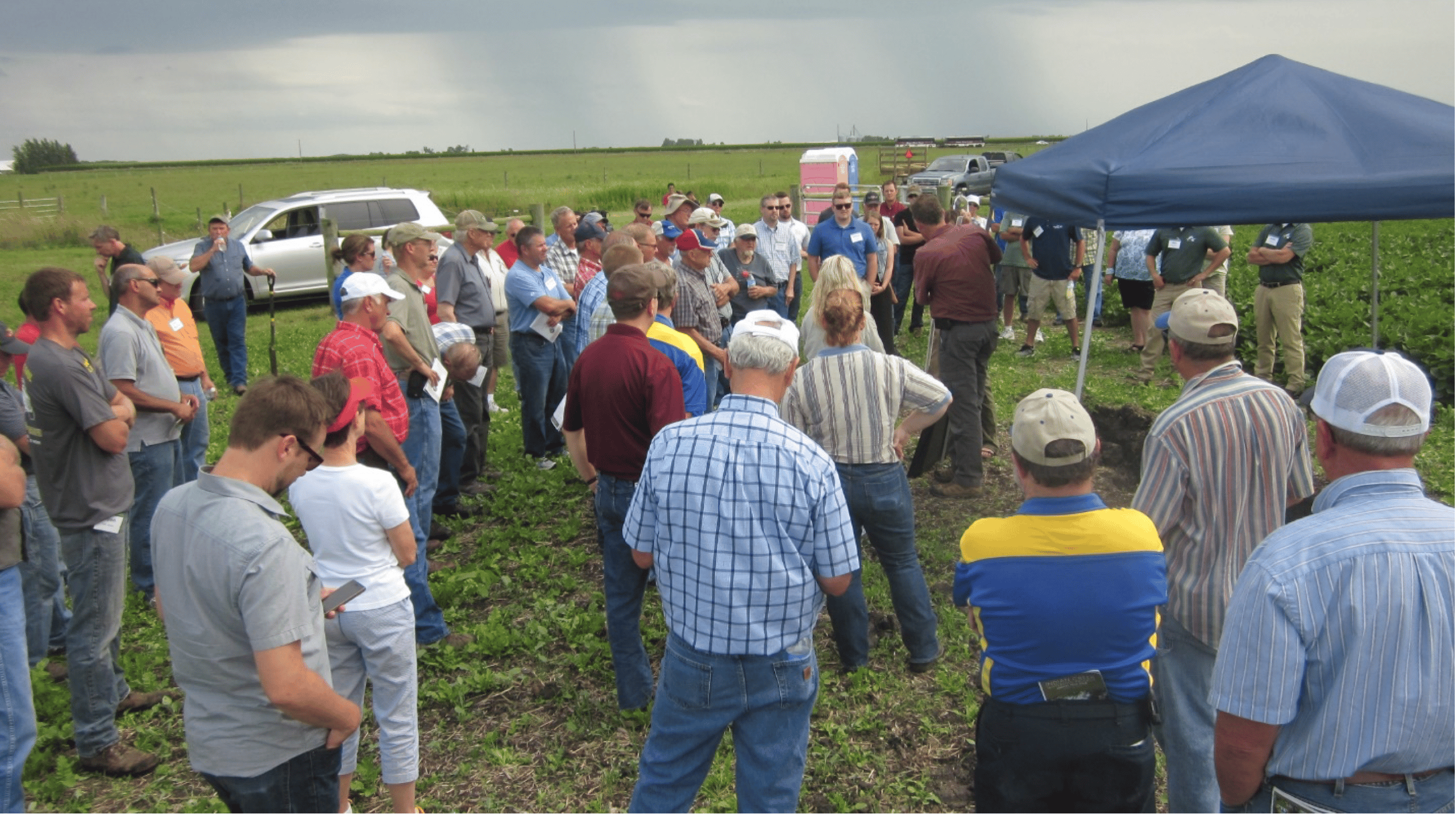 Regular planning meetings, field days, conversation and mentoring normalized new habits. | Photo: CTIC