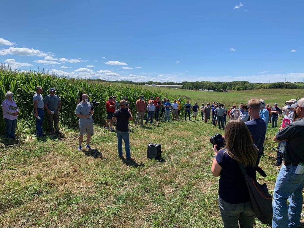 Dubuque County Watersheds event at farm