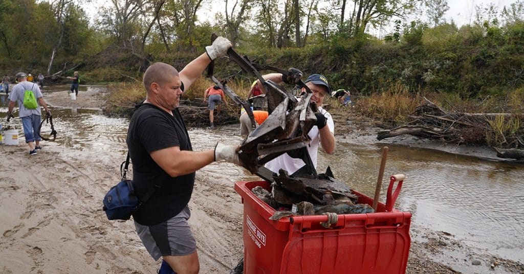 river cleanup