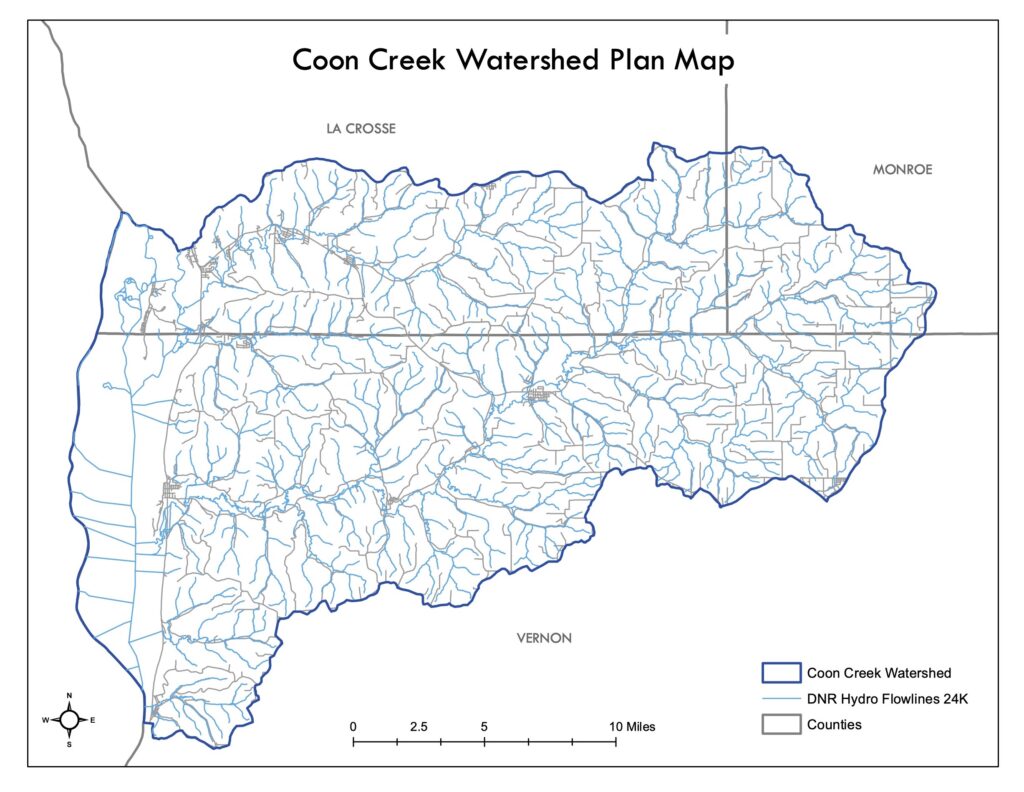 Coon Creek Watershed Plan map