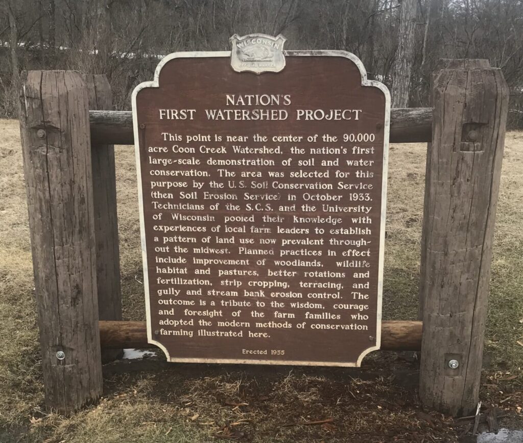 "Nation's First Watershed Project" located near Coon Valley, Wisconsin